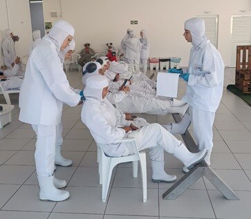 Fisioterapia da URI realiza ações no Frigorífico Aurora