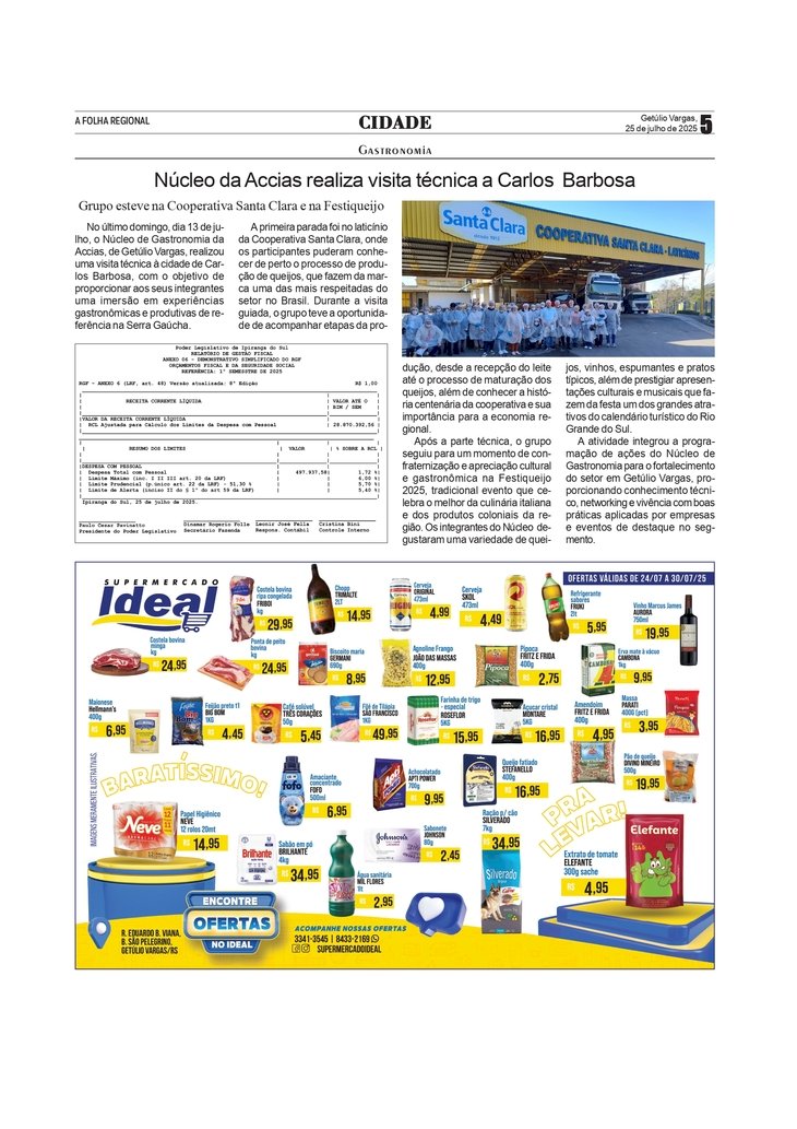 Núcleo da Accias realiza visita técnica a Carlos  Barbosa