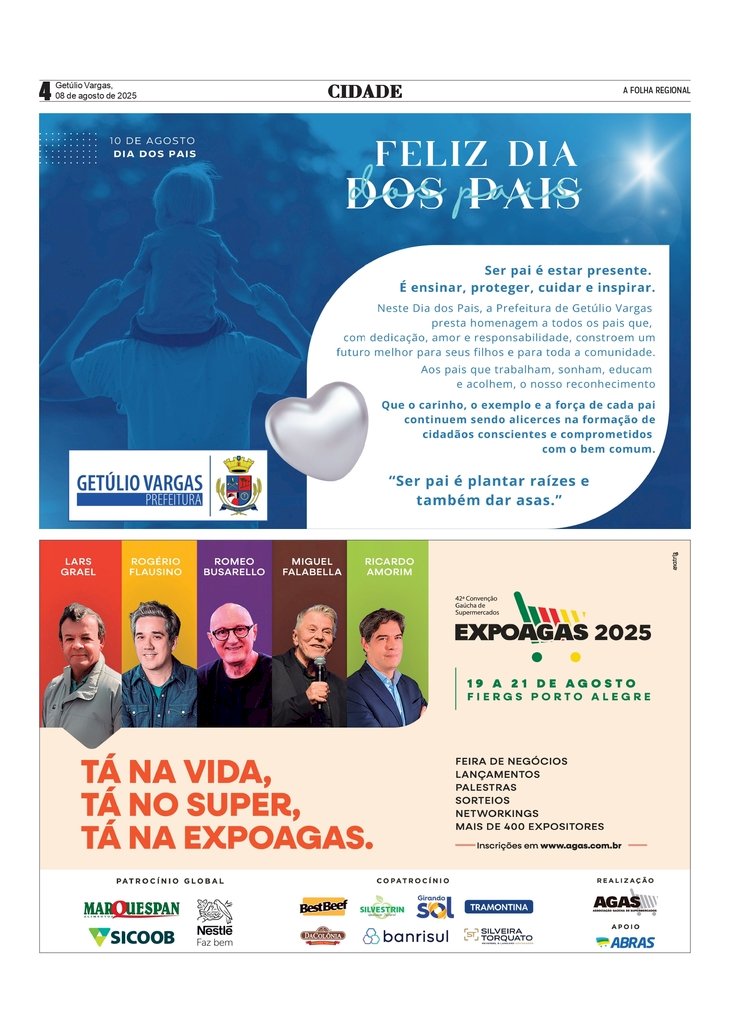 Informativo da Prefeitura de Getúlio Vargas