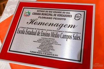 Sessão Solene marca os 85 anos de história da Escola Estadual Campos Sales de Floriano Peixoto 