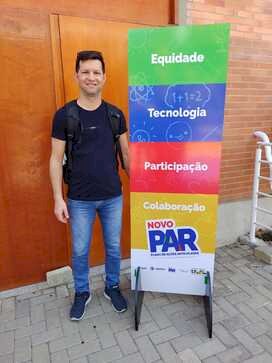 Coordenador pedagógico da Rede Municipal de Ensino  de Getúlio Vargas participa de formação Nacional