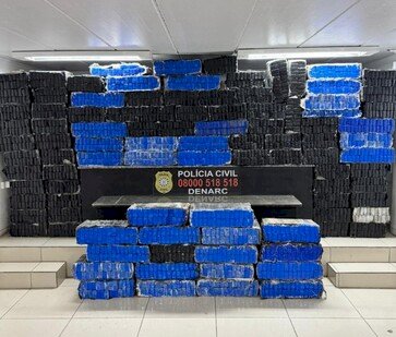 Polícia Civil, em ação conjunta com a PRF, apreende uma tonelada e meia de maconha em Erechim