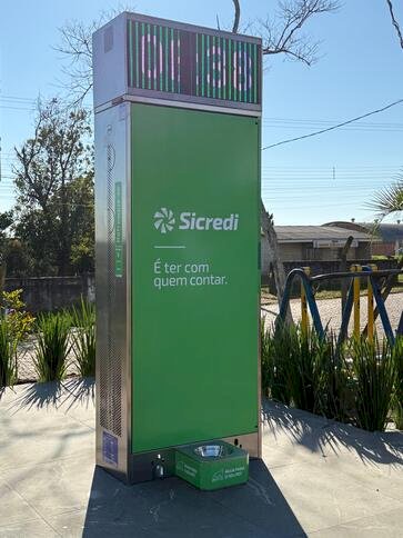 Sicredi inaugura segunda Estação de Hidratação em Getúlio Vargas