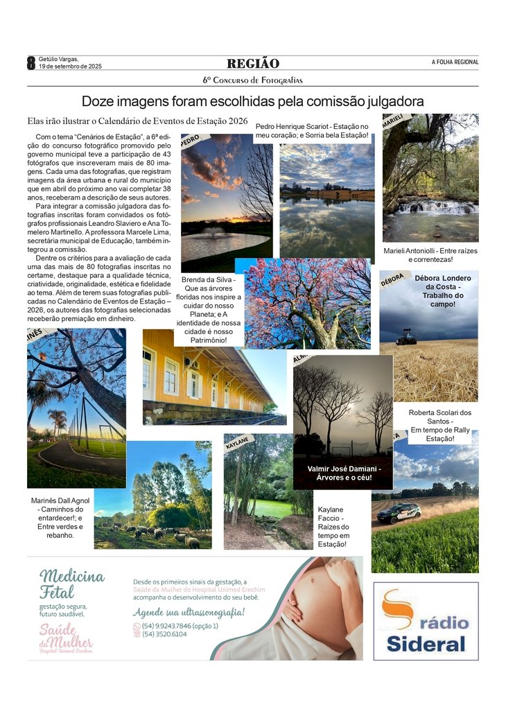 6º Concurso de Fotografias de Estação - Doze imagens foram escolhidas pela comissão julgadora