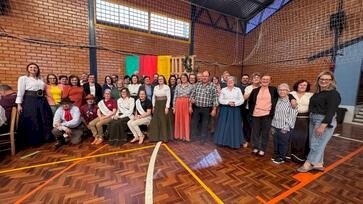 Grupo Viver e Amar de Ipiranga do Sul participa de integração Farroupilha em Floriano Peixoto