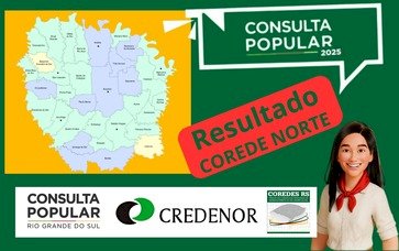Consulta Popular 2025: Corede Norte terá quatro projetos regionais contemplados com recursos do Governo do Estado