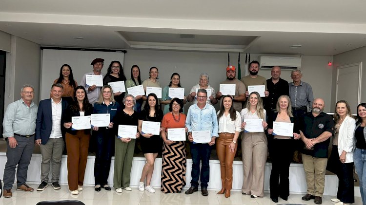 Senac Erechim entrega certificados do curso de Atendimento ao Turista em Getúlio Vargas
