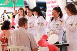 Projeto de Interação com a Comunidade promove ações de saúde no centro de Getúlio Vargas