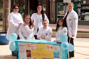 Projeto de Interação com a Comunidade promove ações de saúde no centro de Getúlio Vargas