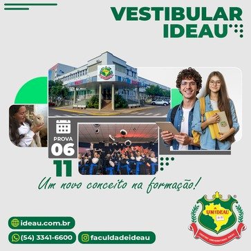 Últimos dias de inscrição para o Vestibular IDEAU
