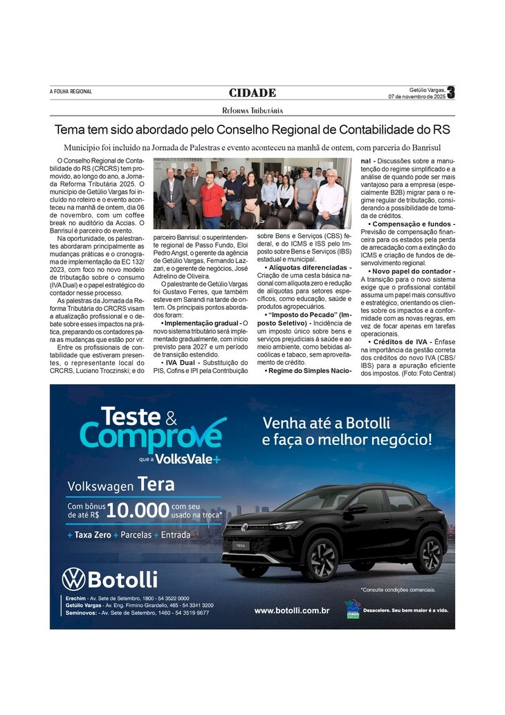 Reforma Tributária - Tema tem sido abordado pelo Conselho Regional de Contabilidade do RS