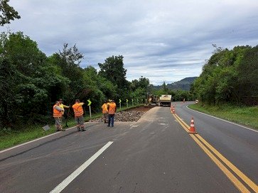 ERS - 135 - Km 35 ,em Sertão, no cronograma da obras da EGR nesta semana