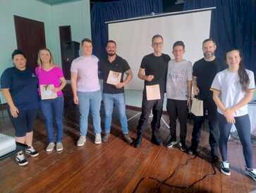 Alunos participam de palestra do Projeto Semear sobre prevenção e cidadania