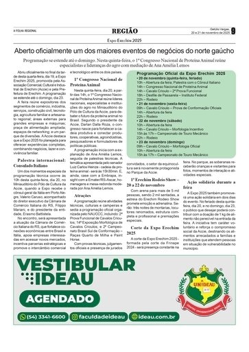 Expo Erechim 2025 - Aberto oficialmente um dos maiores eventos de negócios do norte gaúcho