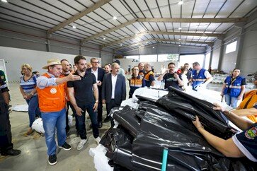 Leite acompanha trabalhos de restabelecimento em Erechim após danos causados por granizo