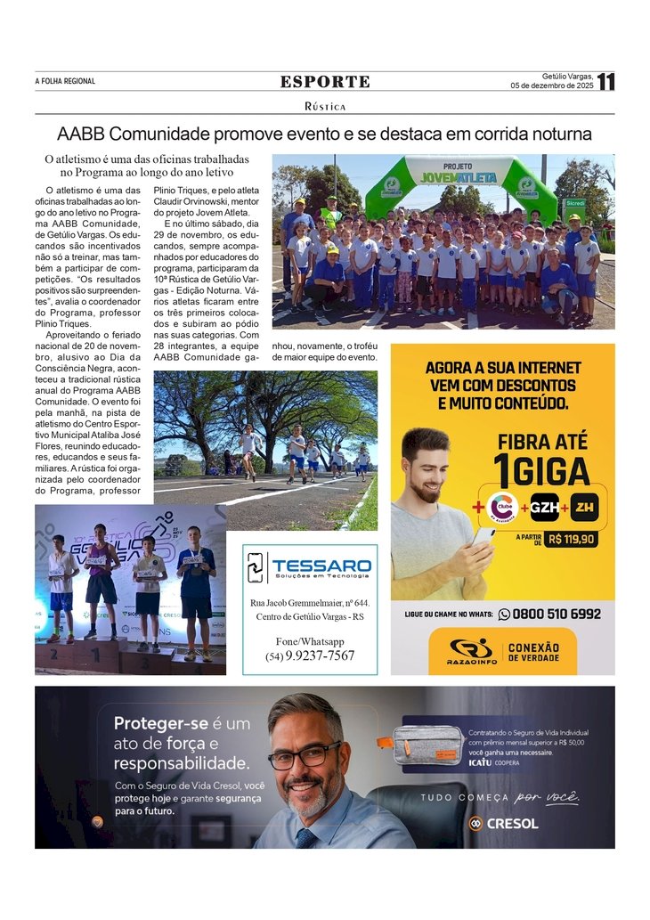 Rústica - AABB Comunidade promove evento e se destaca em corrida noturna