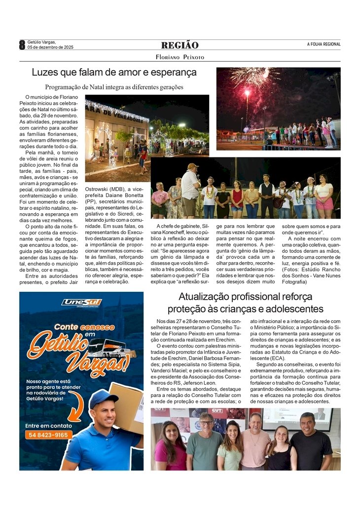 Luzes que falam de amor e esperança iluminam Floriano Peixoto