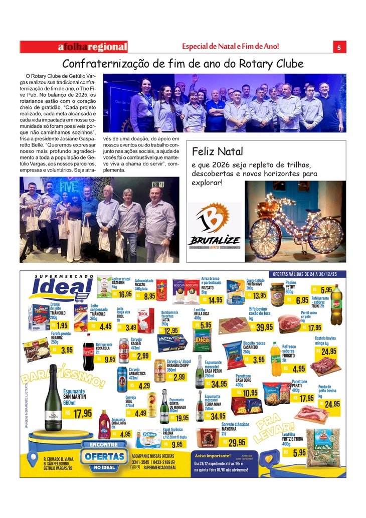 Confraternização de fim de ano do Rotary Clube