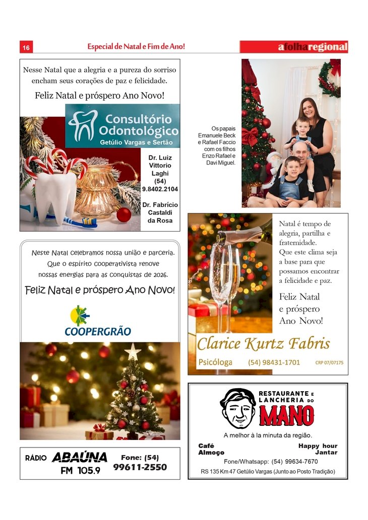 ESPECIAL DE NATAL E ANO NOVO