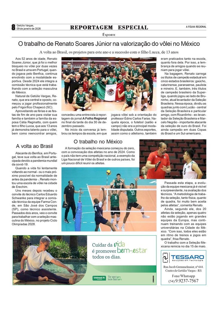Reportagem Especial – Entrevista com o técnico Renato Soares Júnior