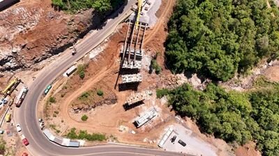 Obras na Serra das Antas alcançam 60 por cento da execução