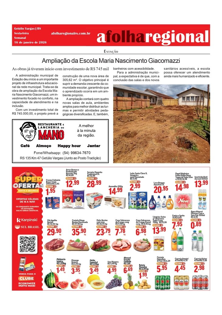 Ampliação da Escola Maria Nascimento Giacomazzi