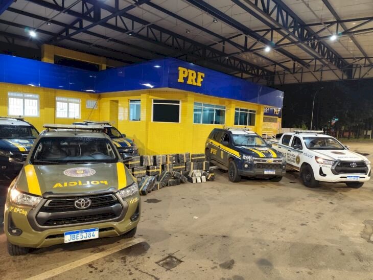 Traficante é preso com 630 quilos de maconha