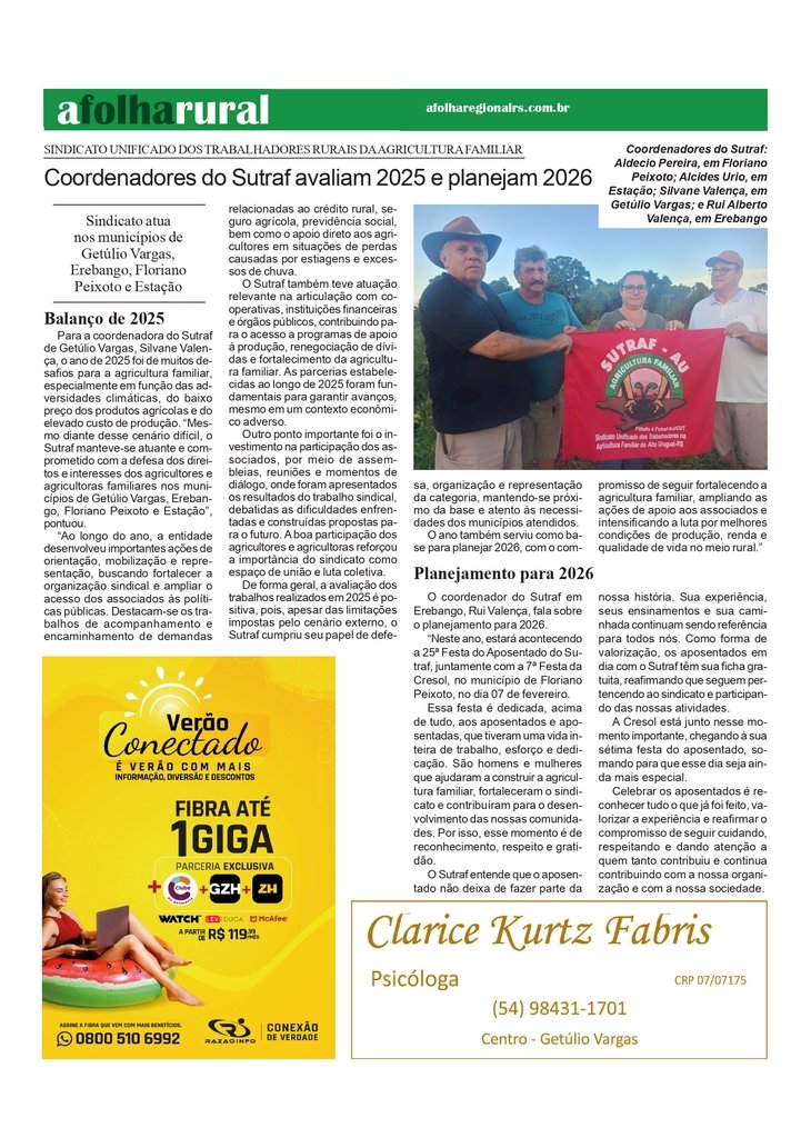 Coordenadores do Sutraf avaliam 2025 e planejam 2026