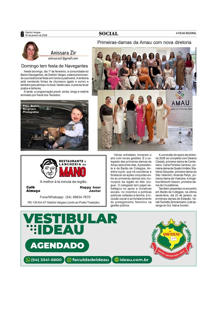  Social, por Anissara Zir. Edição 30/01/2026