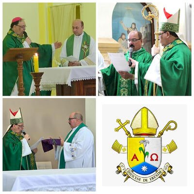 Três comunidades da Diocese de Erexim acolheram novos párocos no fim de semana