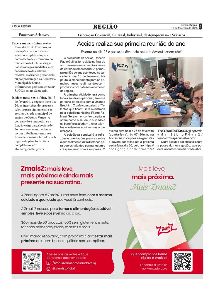 Accias realiza sua primeira reunião do ano