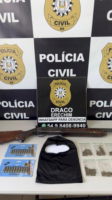 POLÍCIA CIVIL PRENDE HOMEM E APREENDE CARRO ROUBADO, ARMA E DROGAS EM AÇÃO DE COMBATE A HOMICÍDIOS