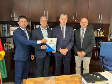 Prefeito Sana e comitiva cumprem agenda em Brasília em busca de recursos para Ipiranga do Sul