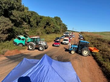 Bloqueio na ERS-483 em Entre Rios do Sul segue por tempo indeterminado