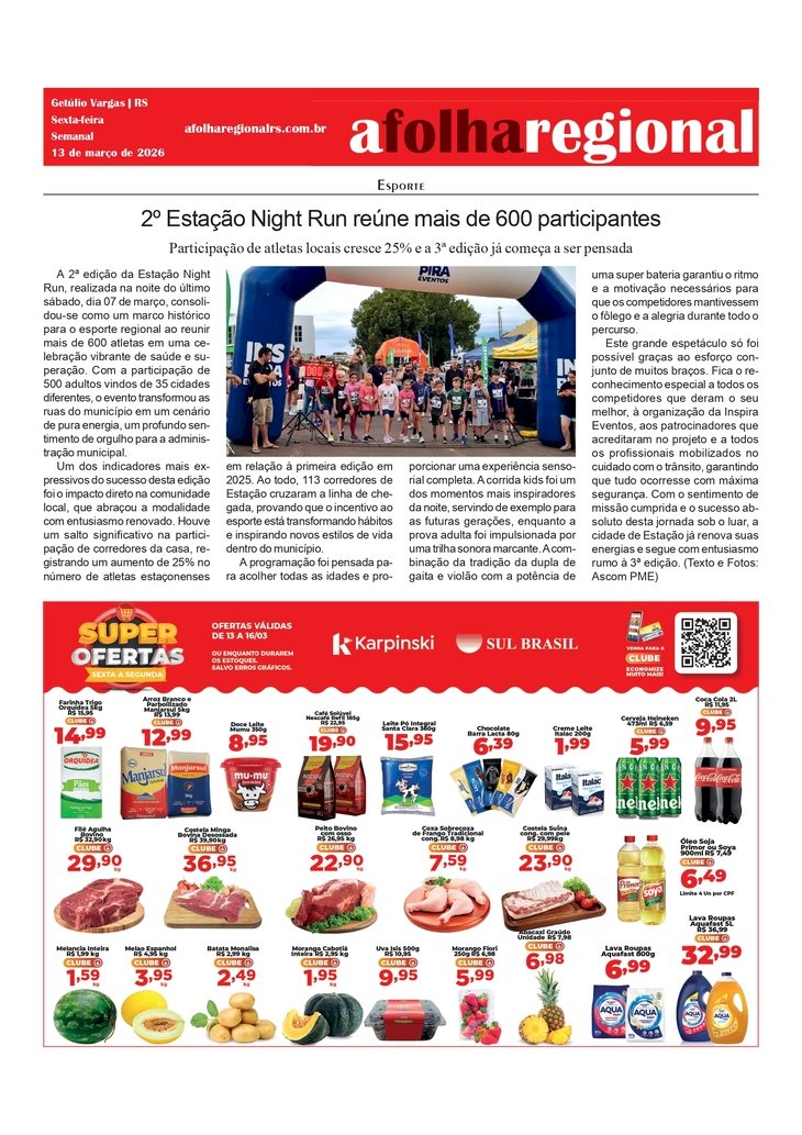 2º Estação Night Run reúne mais de 600 participantes
