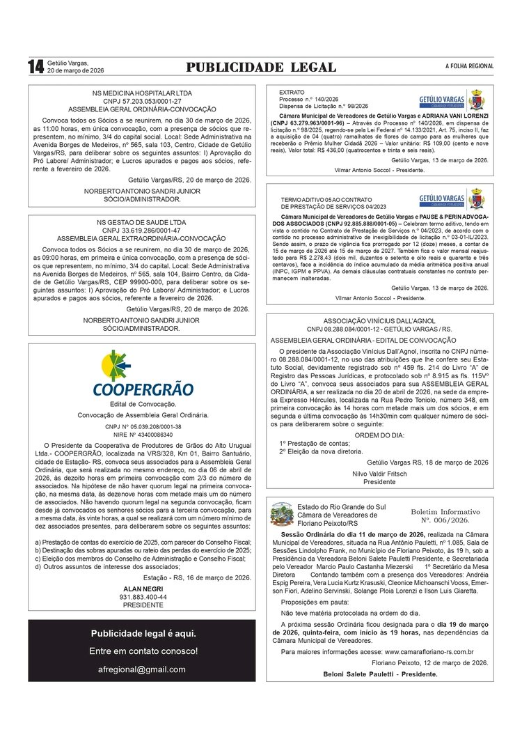 PUBLICIDADE LEGAL.