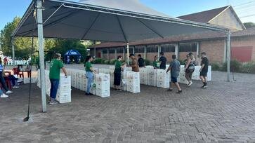 Super Prime do Rally Erechim reforça solidariedade com arrecadação de alimentos