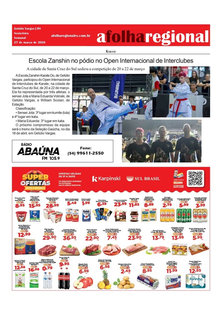 Karate - Escola Zanshin no pódio no Open Internacional de Interclubes