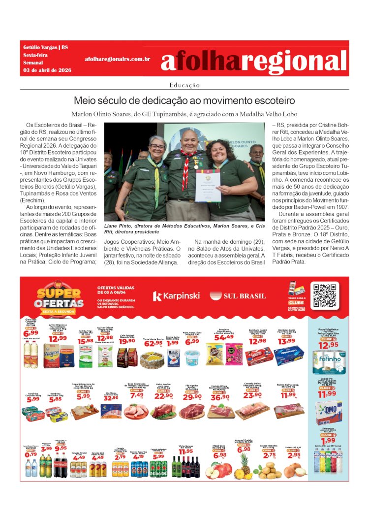 Meio século de dedicação ao movimento escoteiro