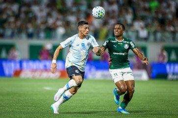 Fora de casa, Grêmio perde de 2 a 1 para o Palmeiras pelo Campeonato Brasileiro