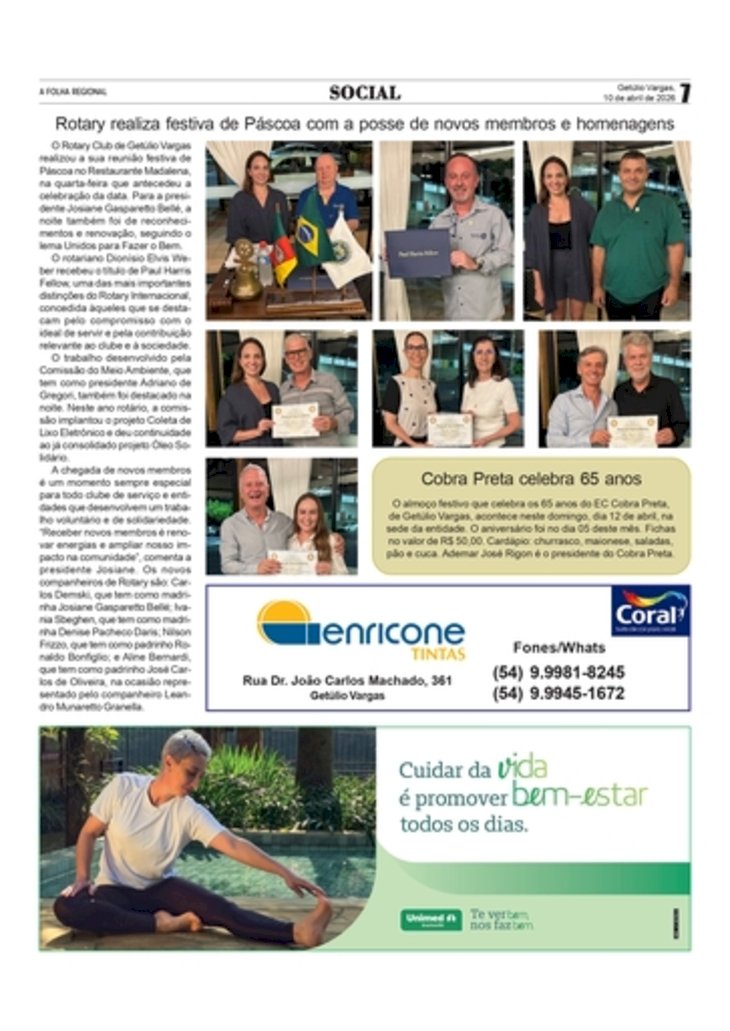  Social, por Anissara Zir. Edição de 10/4/2026.