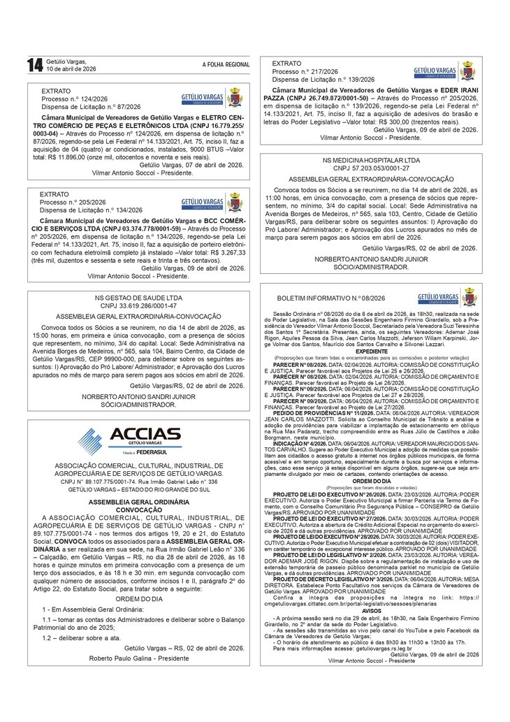 PUBLICIDADE LEGAL