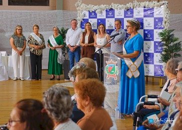 Ipiranga do Sul promove reencontro de rainhas e princesas da terceira idade em celebração aos 38 anos do município