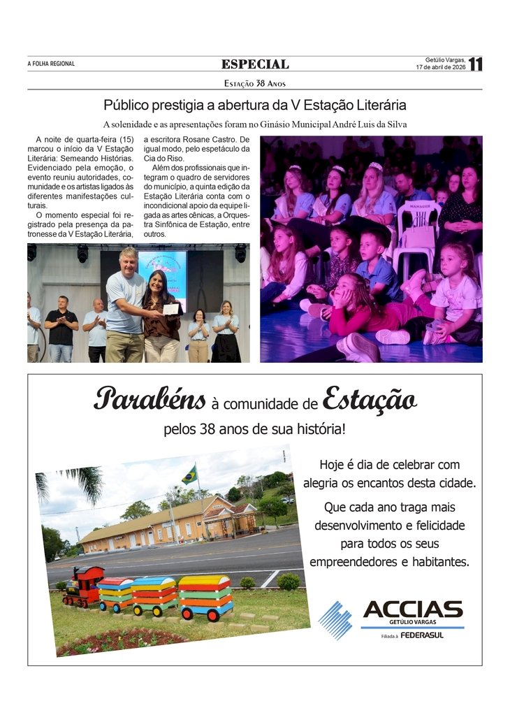 Estação 38 Anos - Público prestigia a abertura da V Estação Literária