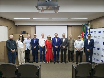 Hospital de Clínicas de Passo Fundo recebe o presidente do CREMERS, Dr.  Régis Fernando Angnes
