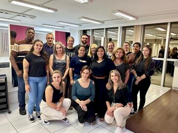 Nova turma de Cabeleireiro PSG do Senac Erechim inicia atividades