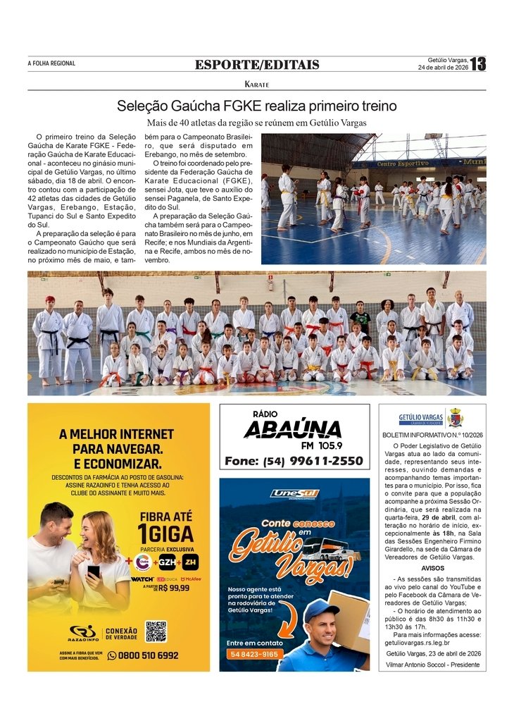 Karate - Seleção Gaúcha FGKE realiza primeiro treino