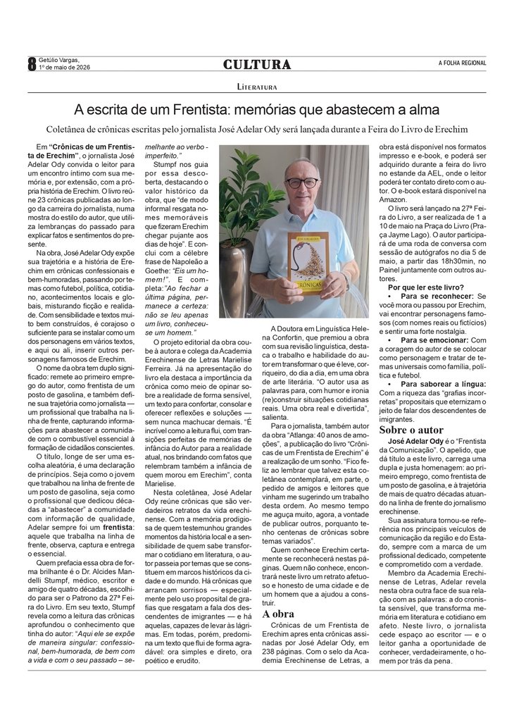 A escrita de um Frentista: memórias que abastecem a alma