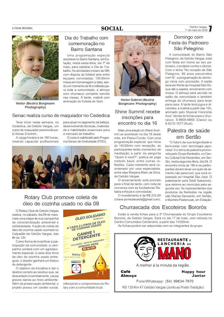 SOCIAL, por Anissara Zir. Edição 01/5/2026.