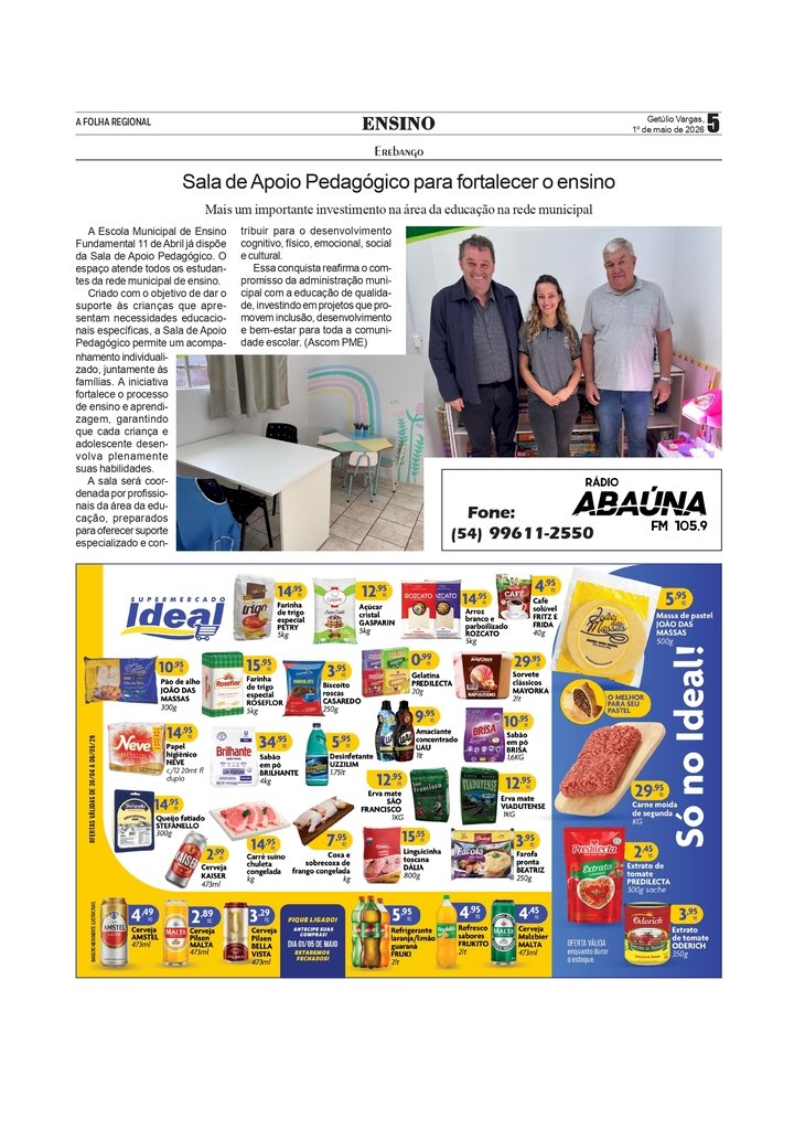 Sala de Apoio Pedagógico para fortalecer o ensino em Eebango